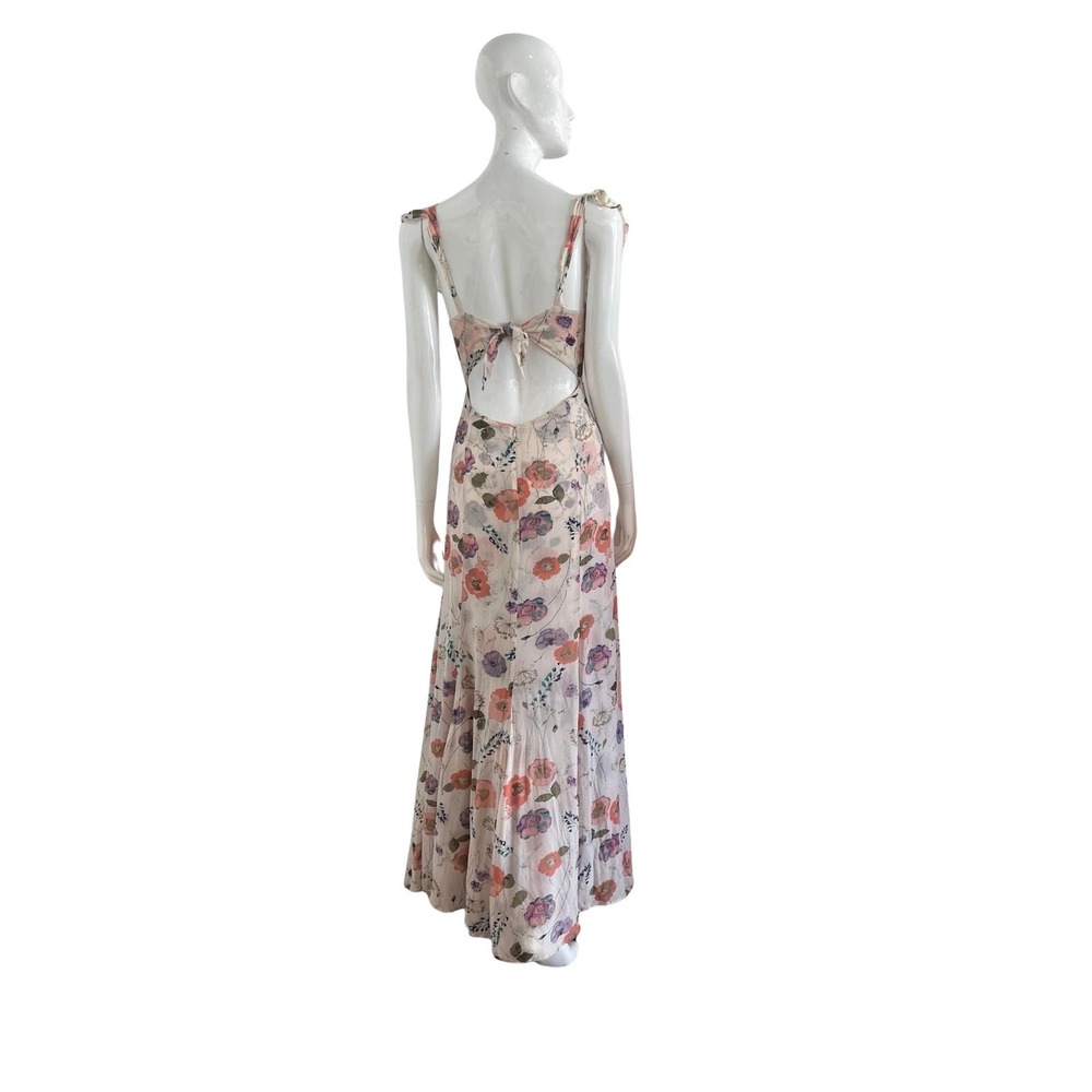 Reformation Open Back Floral Maxi Dress 2 - Picture 2 of 10